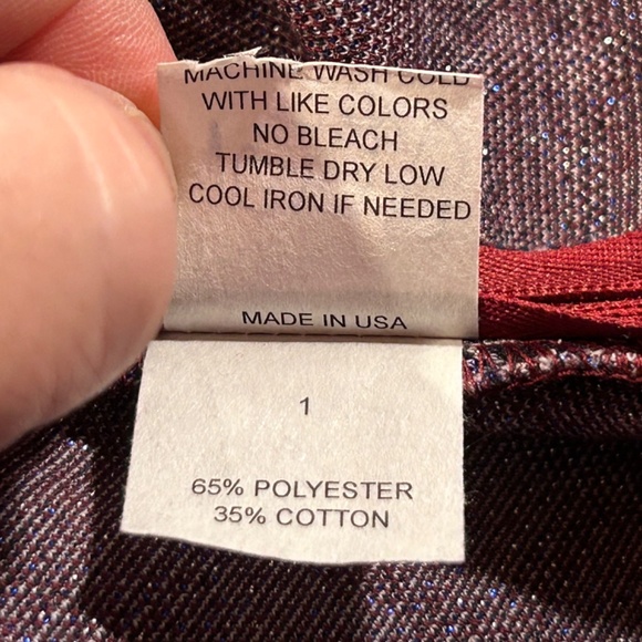 NWOT Eva Franco Daphne One Shoulder Plaid Glittered Ruched Top Size 2 - Picture 9 of 16